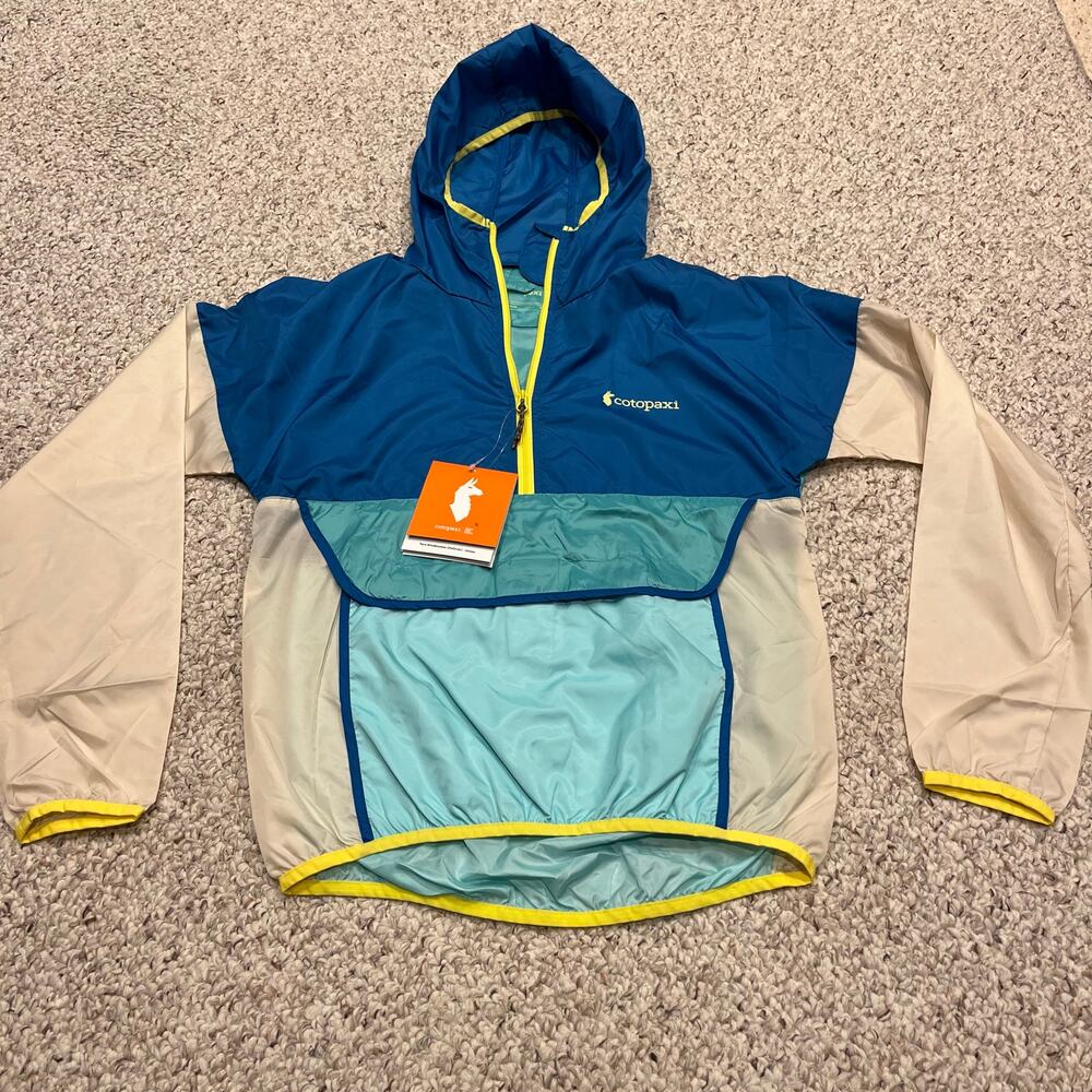 NWT Cotopaxi Teca Half Zip Pullover Windbreaker Sz XS Blue Gorpcore Outdoor